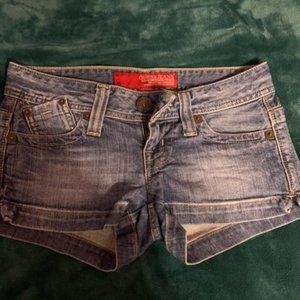 Guess denim shorts.